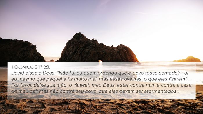 1 Crônicas 21:17 BSL Bible Verse Image
