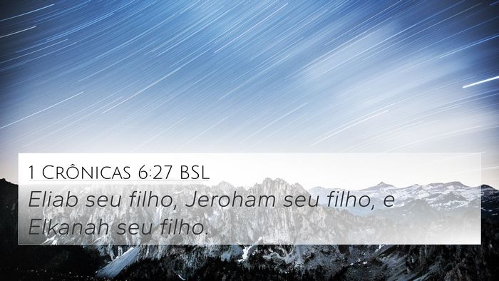 1 Crônicas 6:27 BSL Bible Verse Image