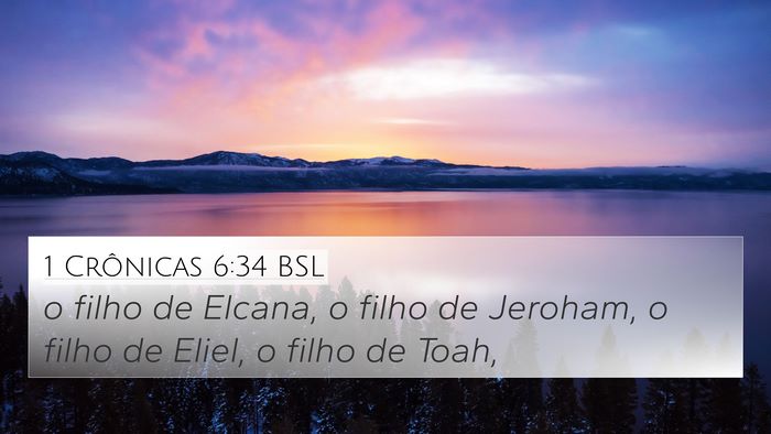 1 Crônicas 6:34 BSL Bible Verse Image