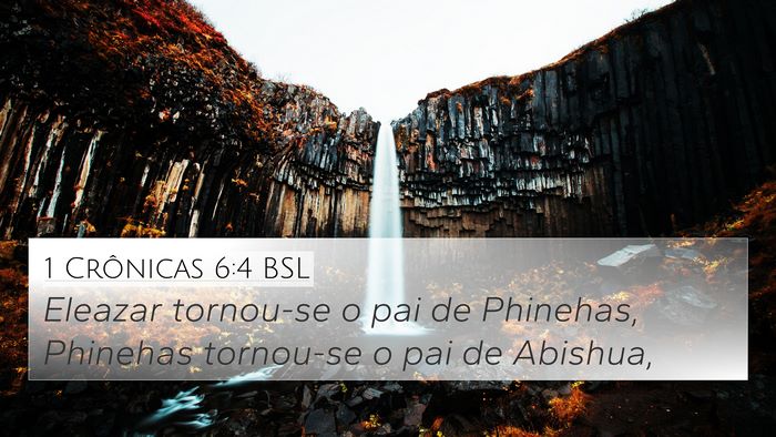 1 Crônicas 6:4 BSL Bible Verse Image