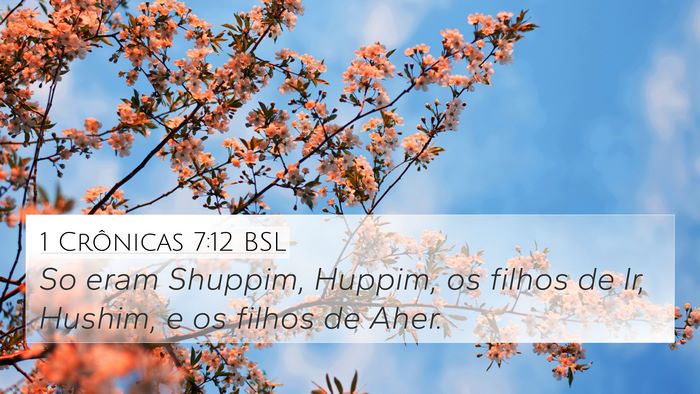 1 Crônicas 7:12 BSL Bible Verse Image