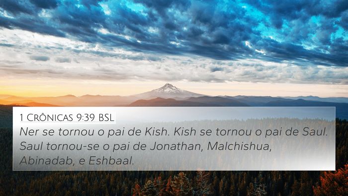 1 Crônicas 9:39 BSL Bible Verse Image