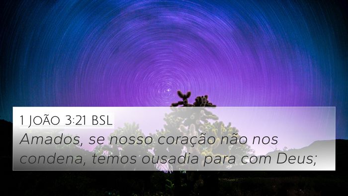 1 João 3:21 BSL Bible Verse Image