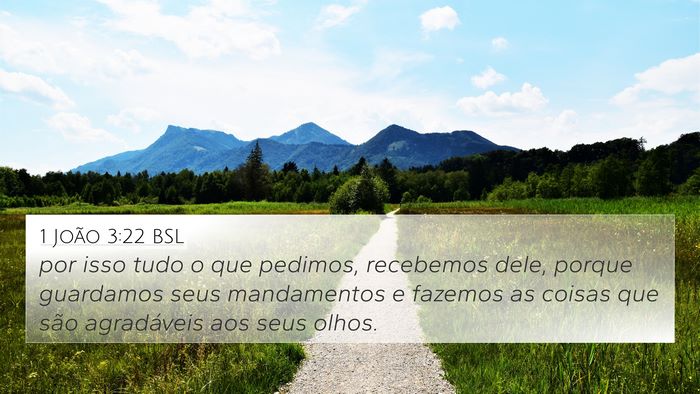 1 João 3:22 BSL Bible Verse Image