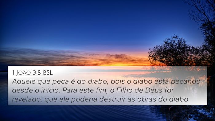 1 João 3:8 BSL Bible Verse Image