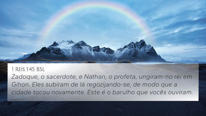 1 Reis 1:45 BSL Bible Verse Image