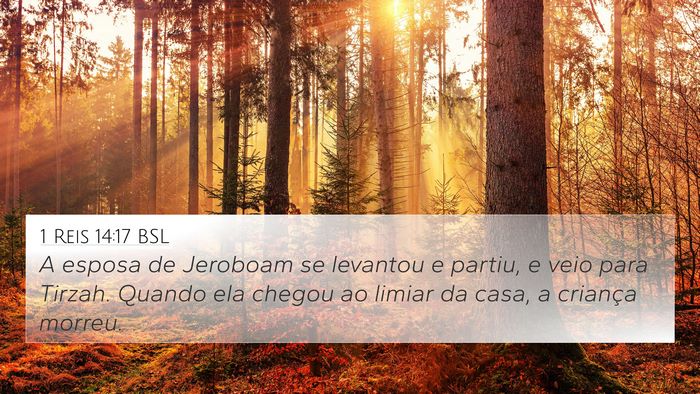 1 Reis 14:17 BSL Bible Verse Image