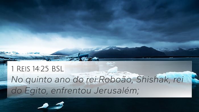 1 Reis 14:25 BSL Bible Verse Image