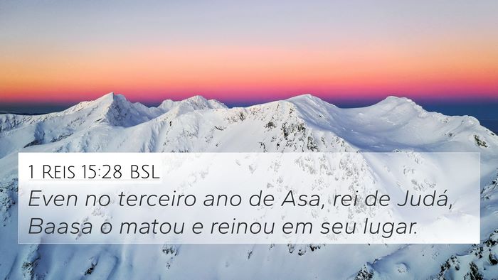 1 Reis 15:28 BSL Bible Verse Image