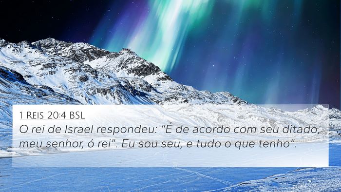 1 Reis 20:4 BSL Bible Verse Image