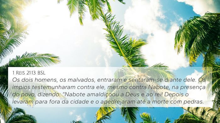 1 Reis 21:13 BSL Bible Verse Image