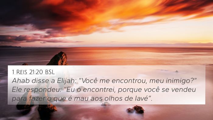 1 Reis 21:20 BSL Bible Verse Image