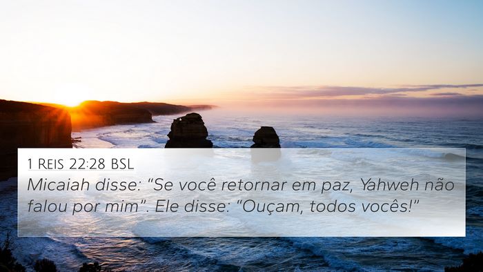1 Reis 22:28 BSL Bible Verse Image