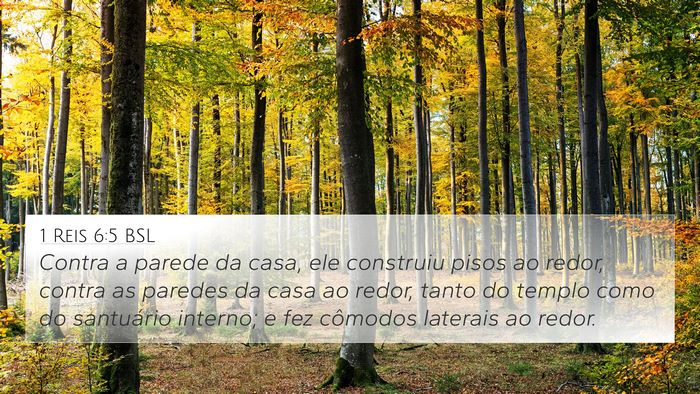 1 Reis 6:5 BSL Bible Verse Image