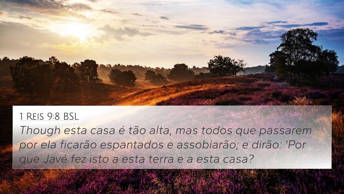 1 Reis 9:8 BSL Bible Verse Image