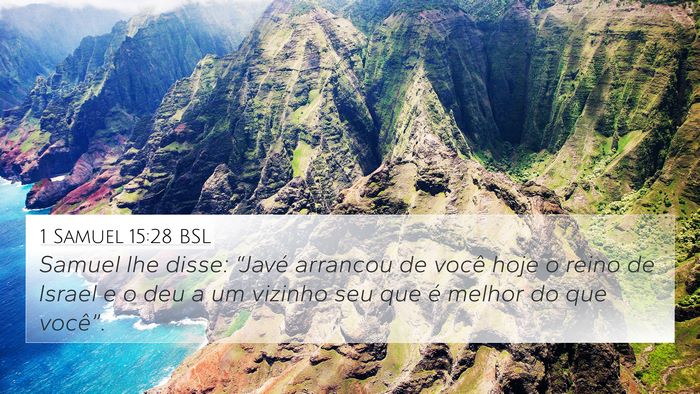 1 Samuel 15:28 BSL Bible Verse Image