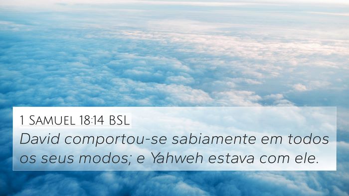 1 Samuel 18:14 BSL Bible Verse Image