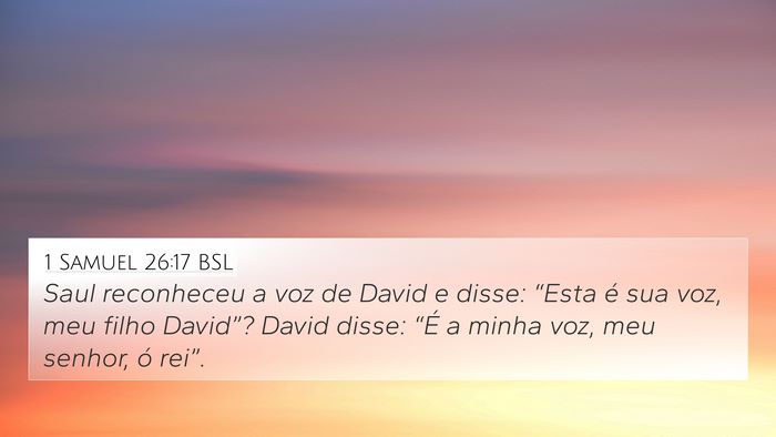1 Samuel 26:17 BSL Bible Verse Image