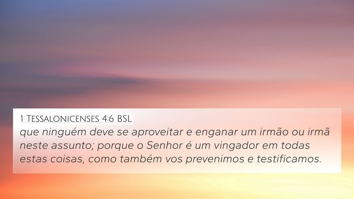 1 Tessalonicenses 4:6 BSL Bible Verse Image