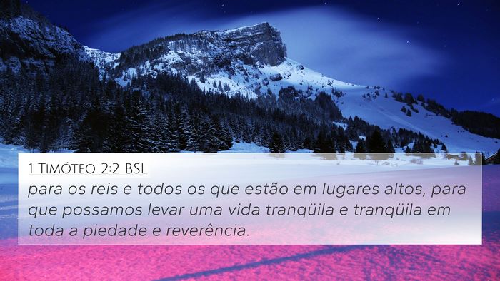 1 Timóteo 2:2 BSL 4K Wallpaper - para os reis e todos os que estão em lugares - 4K Wallpaper Bible Verse