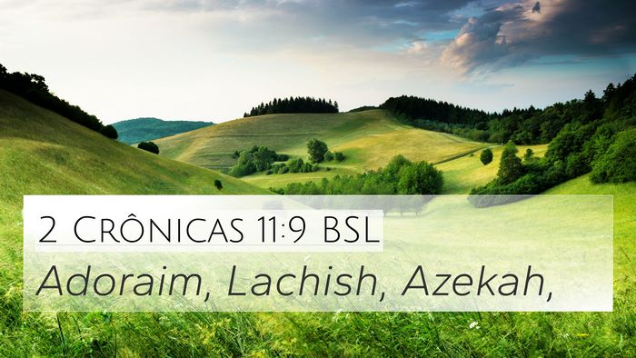2 Crônicas 11:9 BSL Bible Verse Image