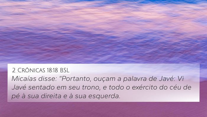 2 Crônicas 18:18 BSL Bible Verse Image