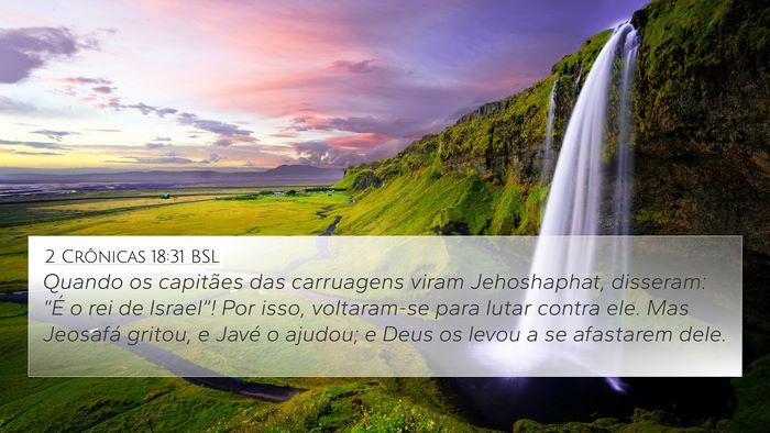 2 Crônicas 18:31 BSL Bible Verse Image