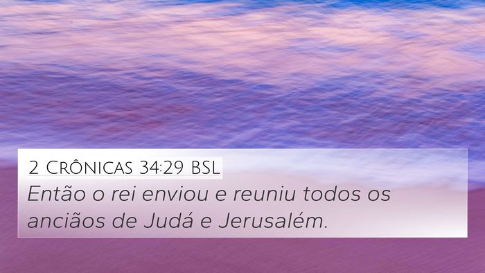 2 Crônicas 34:29 BSL Bible Verse Image