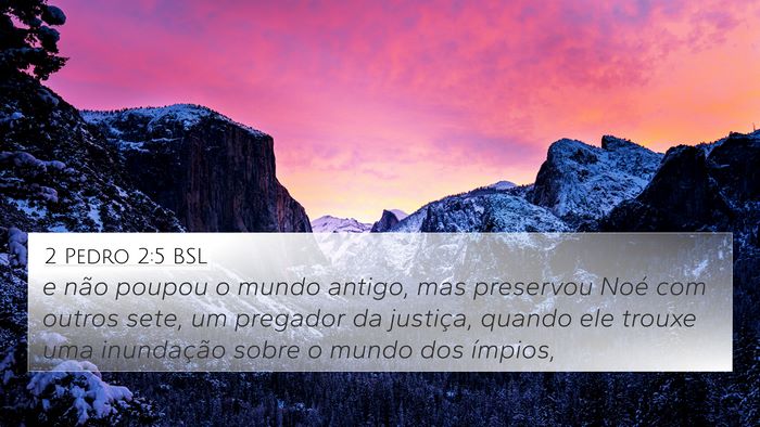 2 Pedro 2:5 BSL Bible Verse Image