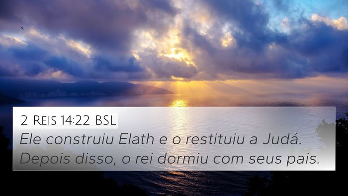 2 Reis 14:22 BSL Bible Verse Image