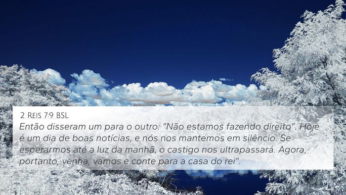 2 Reis 7:9 BSL Bible Verse Image