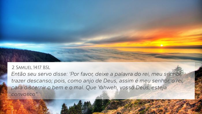 2 Samuel 14:17 BSL Bible Verse Image