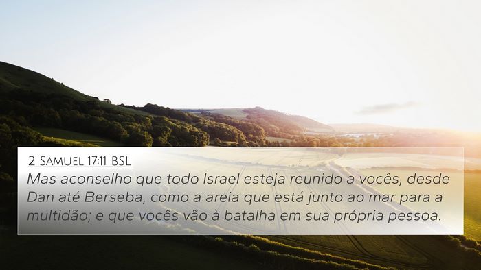 2 Samuel 17:11 BSL Bible Verse Image