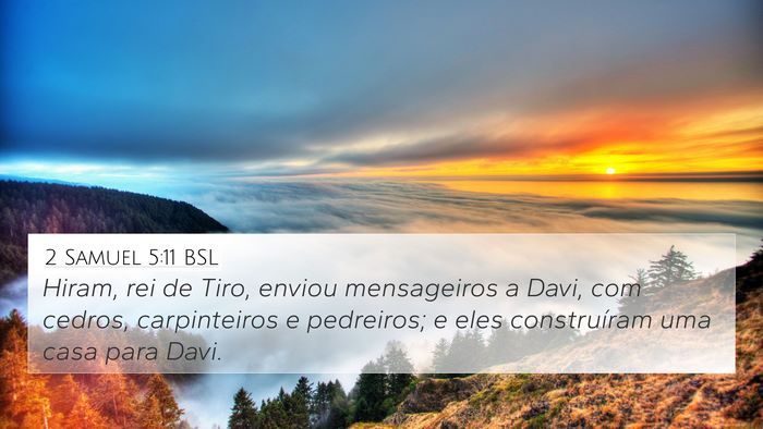 2 Samuel 5:11 BSL Bible Verse Image