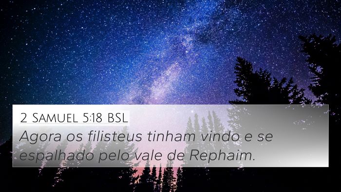 2 Samuel 5:18 BSL Bible Verse Image