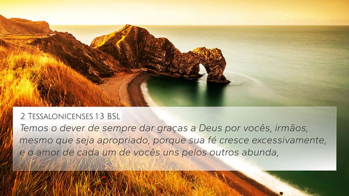 2 Tessalonicenses 1:3 BSL Bible Verse Image