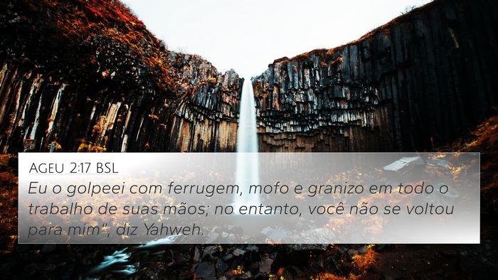 Ageu 2:17 BSL Bible Verse Image
