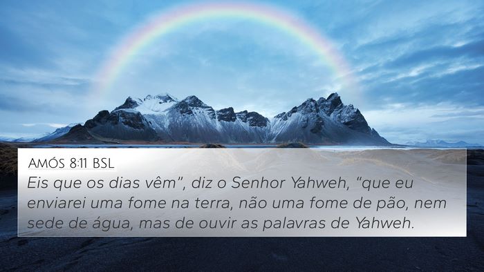 Amós 8:11 BSL Bible Verse Image