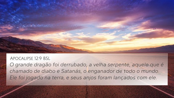 Apocalipse 12:9 BSL Bible Verse Image