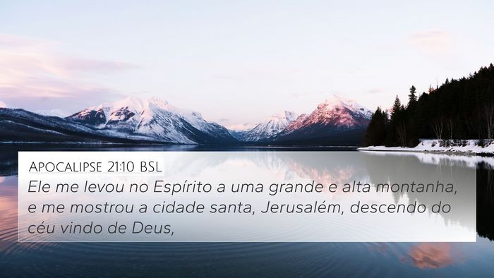 Apocalipse 21:10 BSL Bible Verse Image