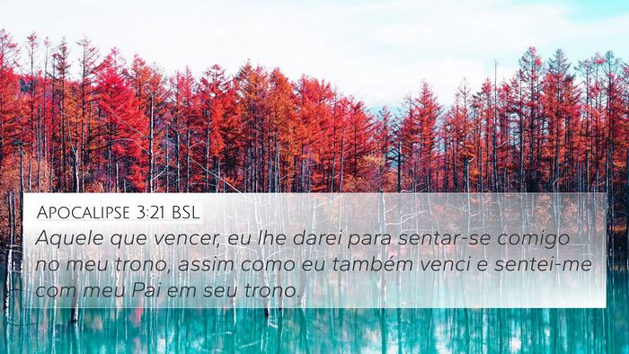 Apocalipse 3:21 BSL Bible Verse Image