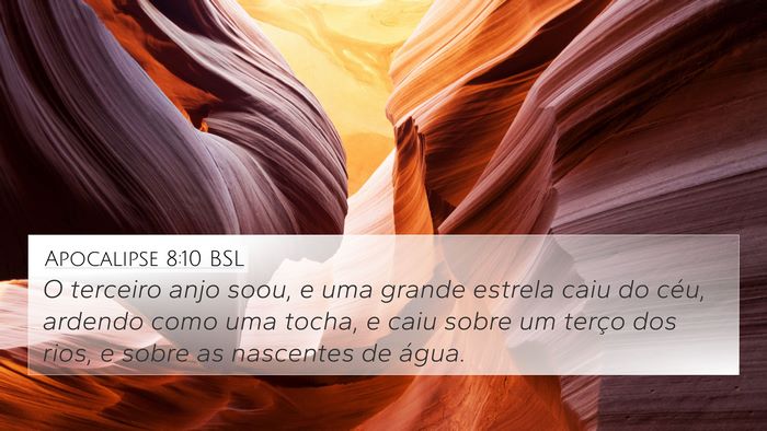Apocalipse 8:10 BSL Bible Verse Image