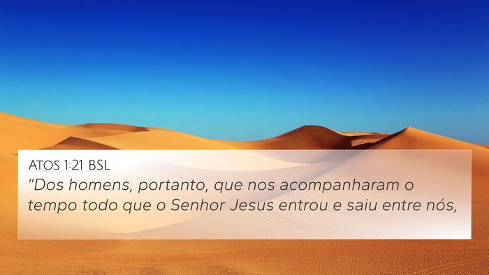 Atos 1:21 BSL Bible Verse Image