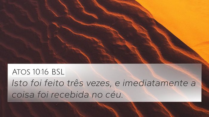 Atos 10:16 BSL Bible Verse Image
