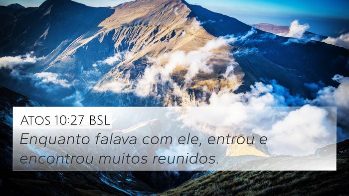 Atos 10:27 BSL Bible Verse Image
