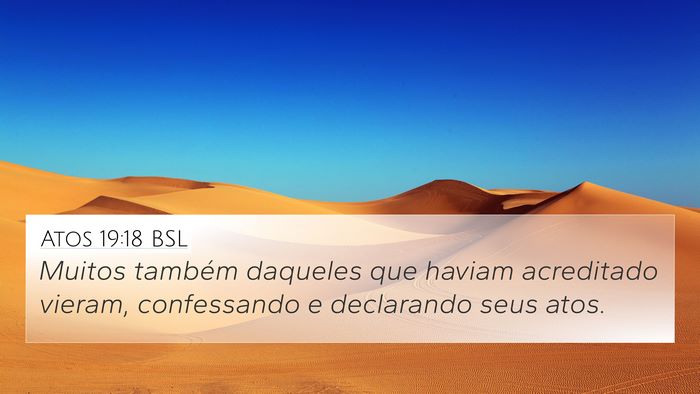 Atos 19:18 BSL Bible Verse Image