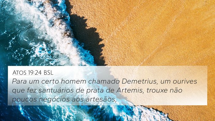 Atos 19:24 BSL Bible Verse Image