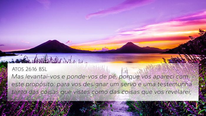 Atos 26:16 BSL Bible Verse Image
