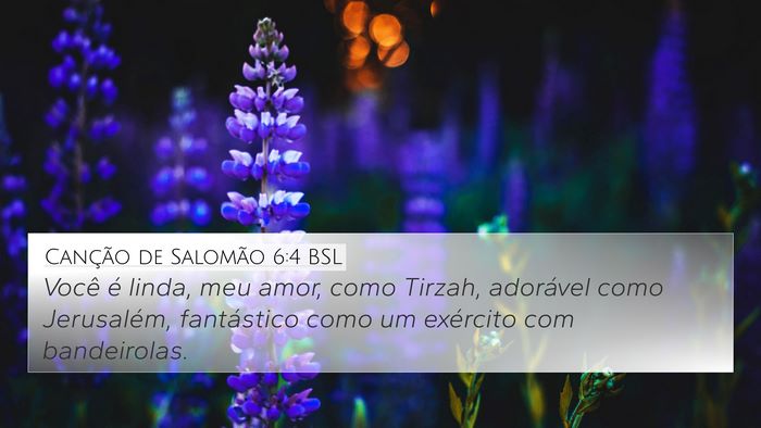Canção de Salomão 6:4 BSL Bible Verse Image
