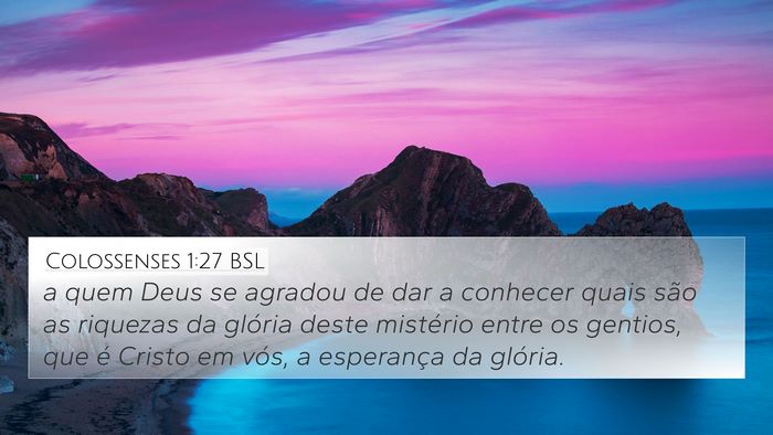 Colossenses 1:27 BSL Bible Verse Image